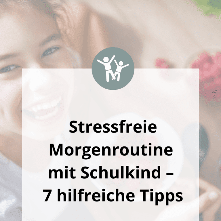 Morgenroutine Schulkind